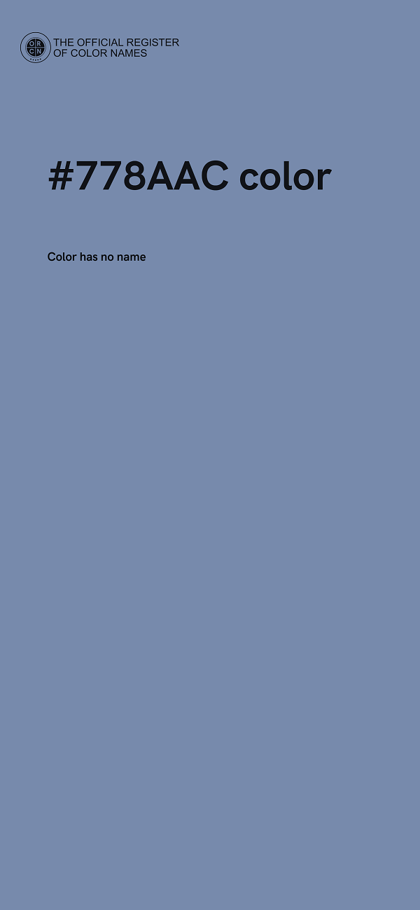 #778AAC color image