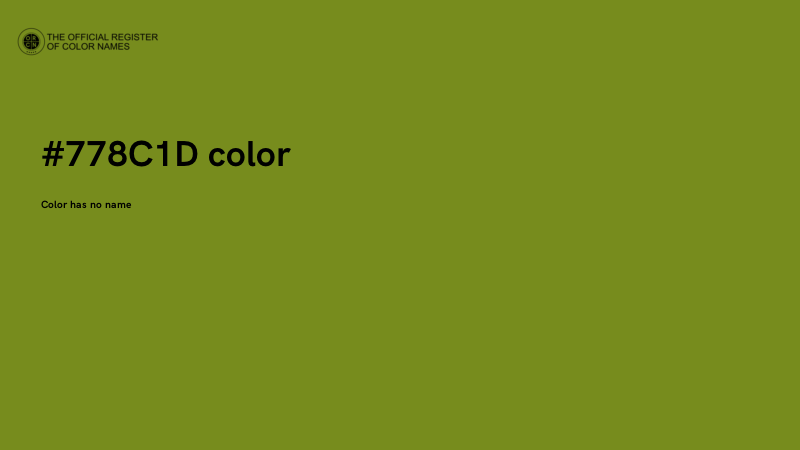 #778C1D color image