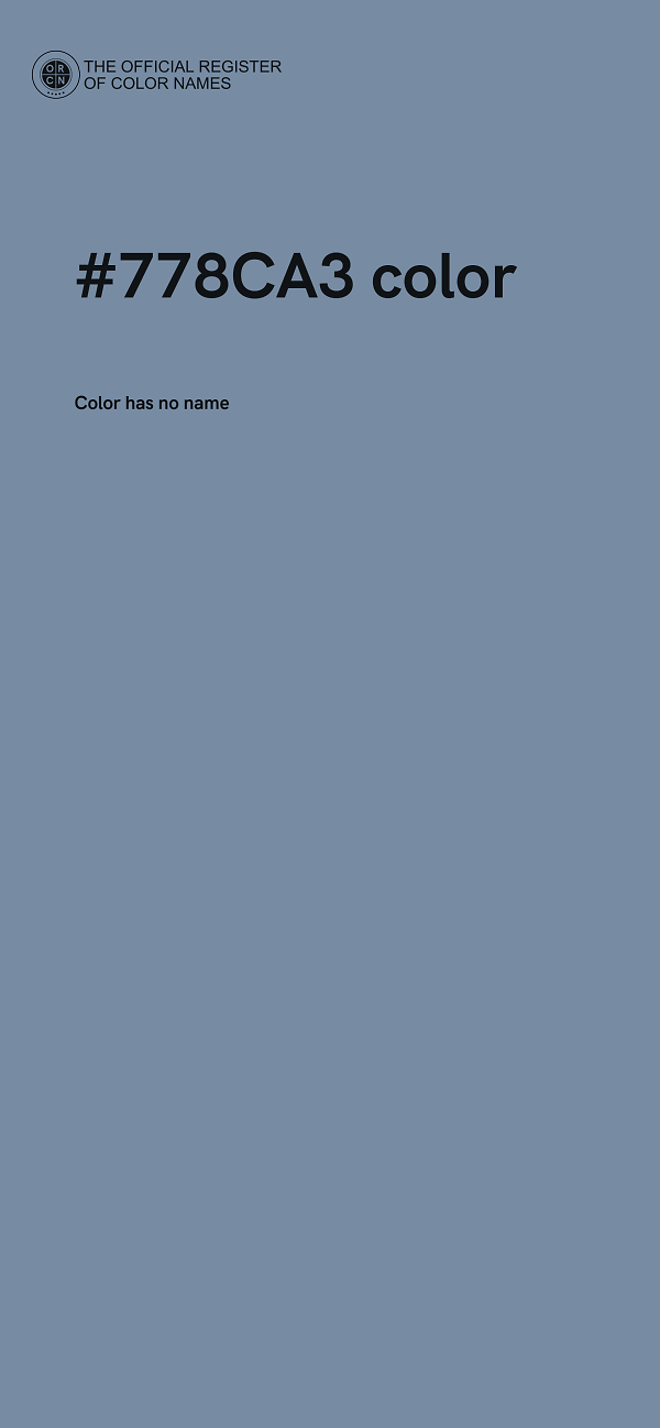 #778CA3 color image