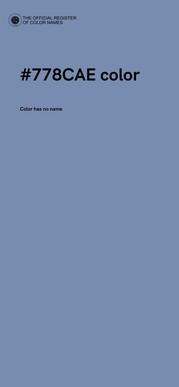 #778CAE color image