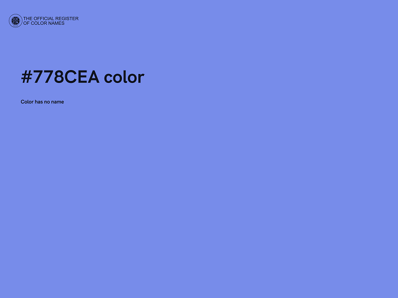 #778CEA color image