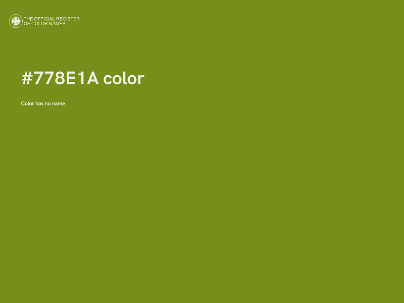 #778E1A color image