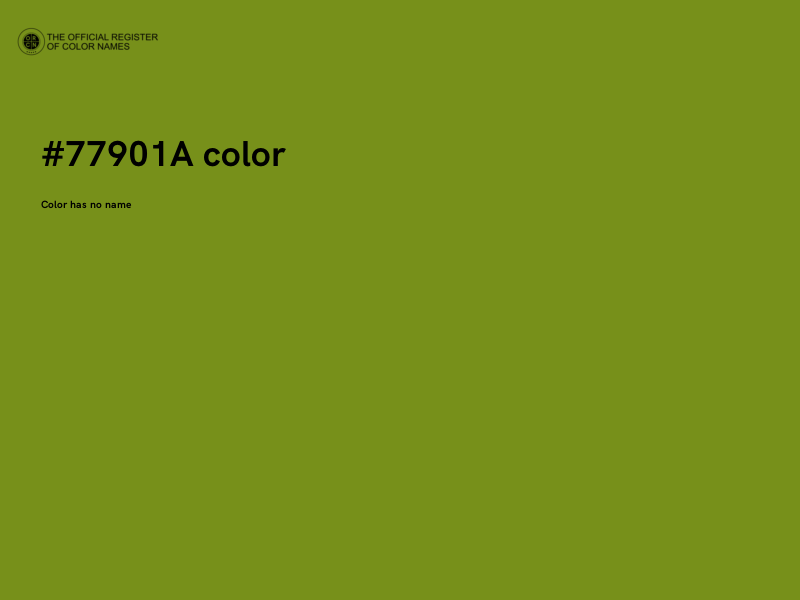#77901A color image