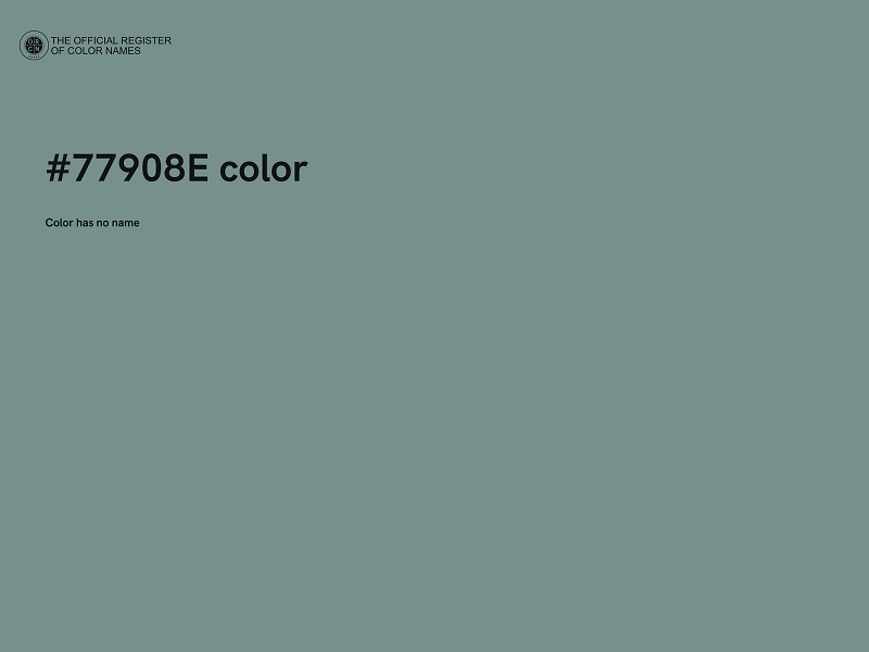 #77908E color image