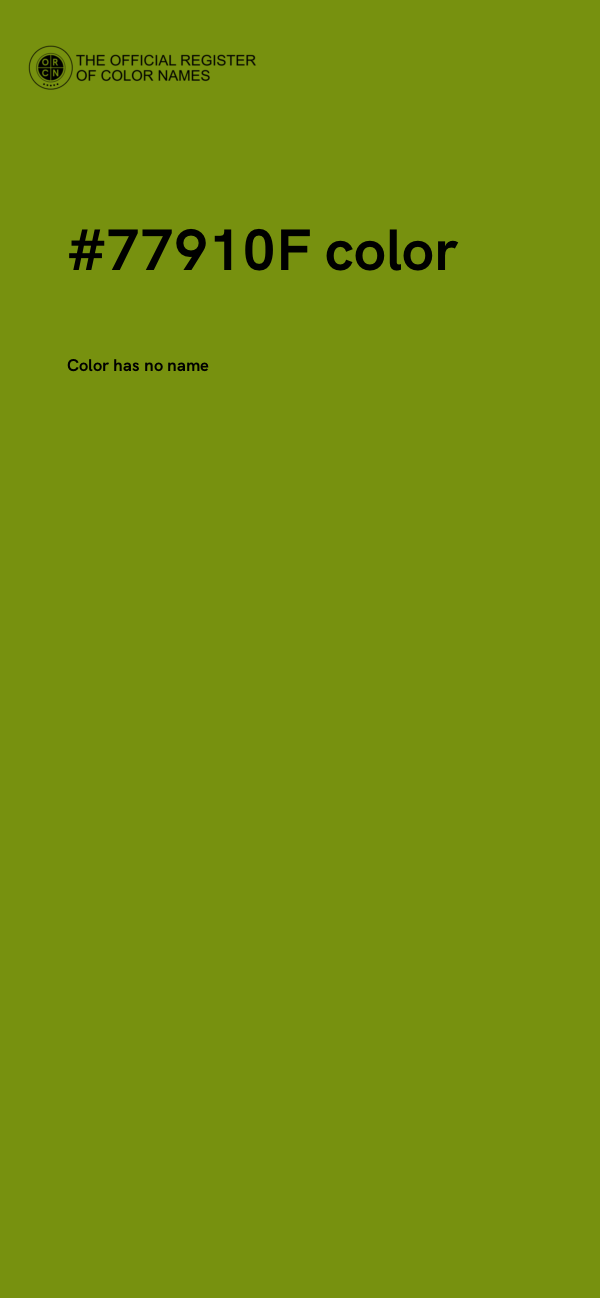 #77910F color image