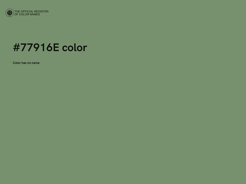 #77916E color image