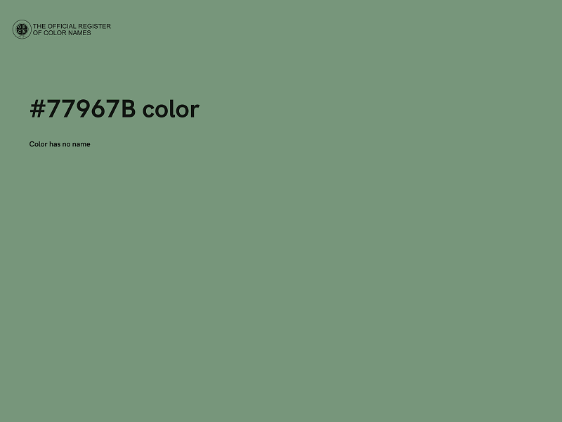 #77967B color image