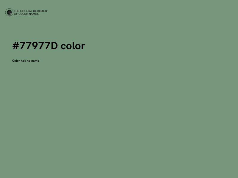 #77977D color image