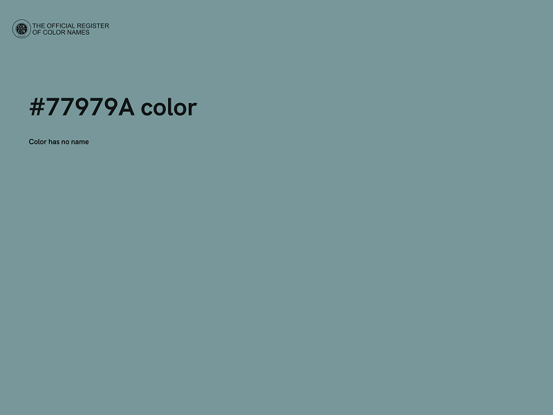 #77979A color image
