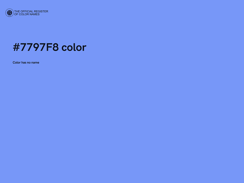 #7797F8 color image