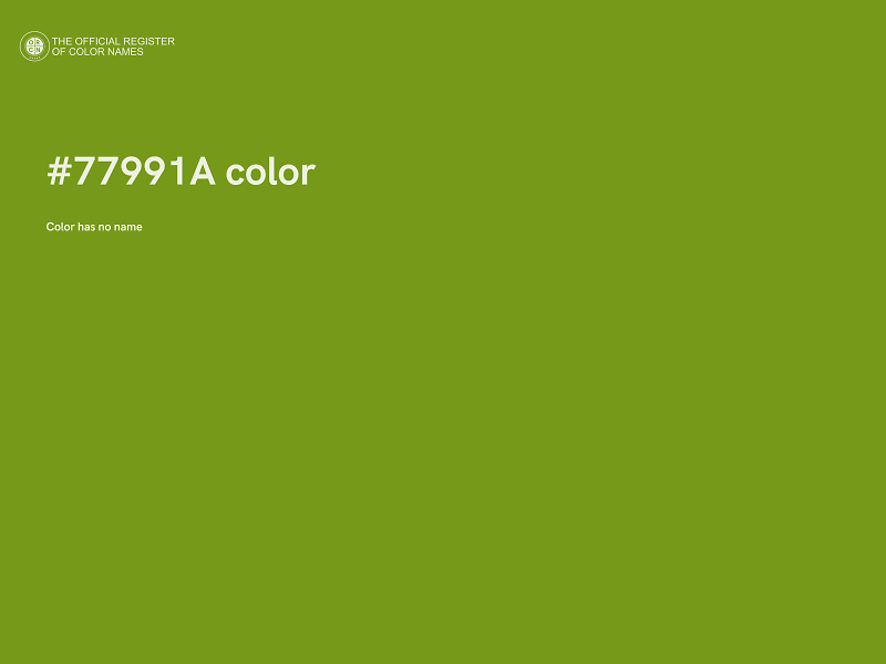 #77991A color image