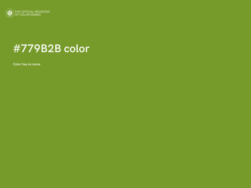 #779B2B color image