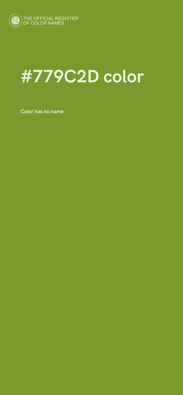#779C2D color image