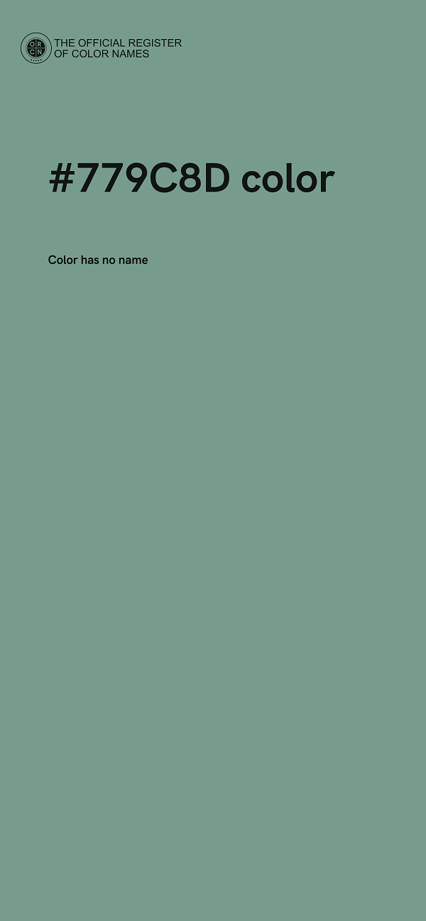 #779C8D color image