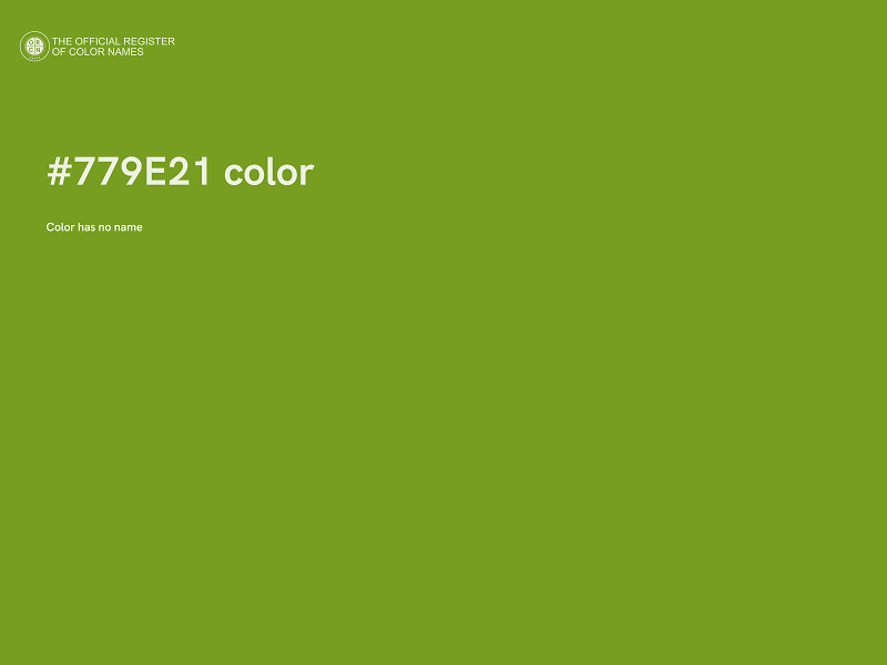 #779E21 color image