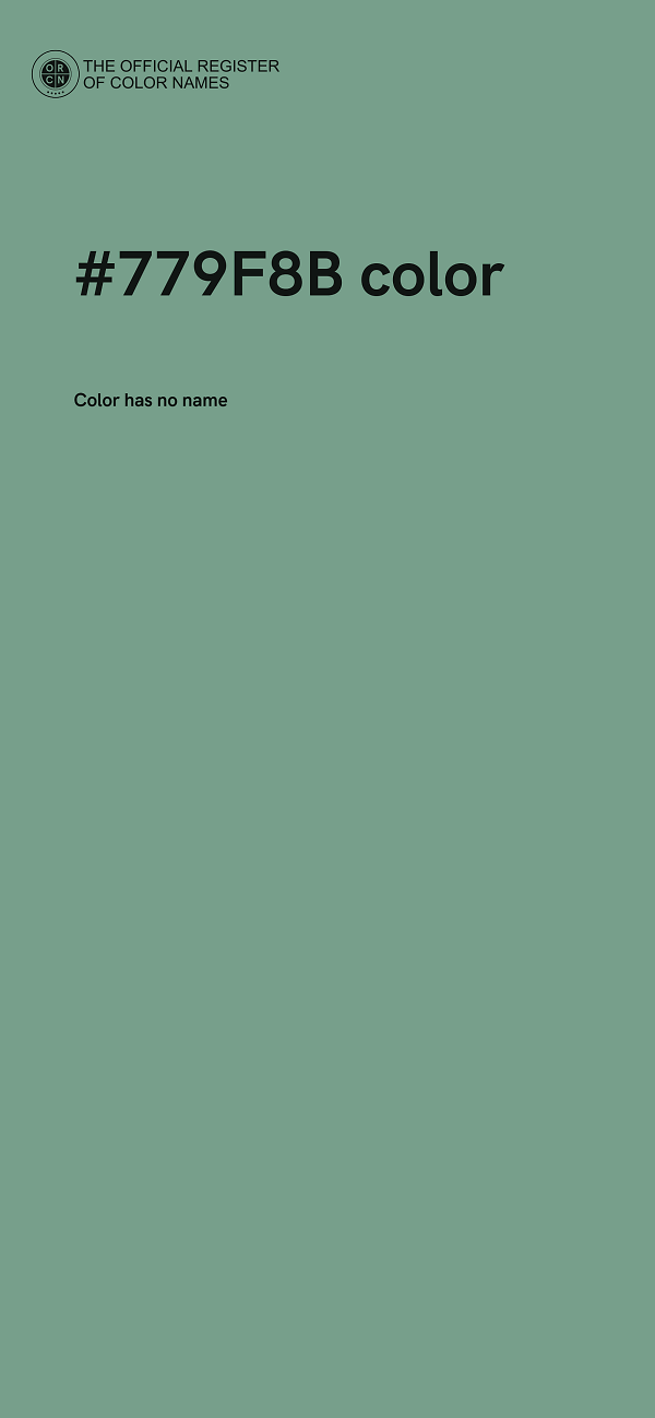 #779F8B color image