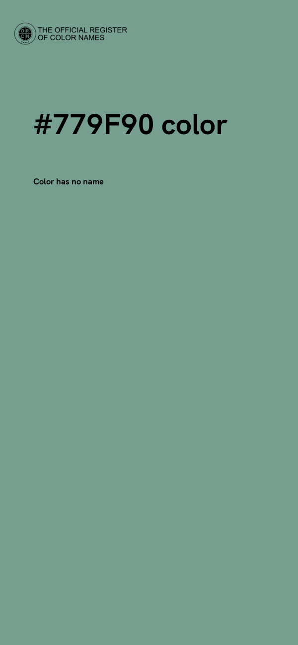 #779F90 color image
