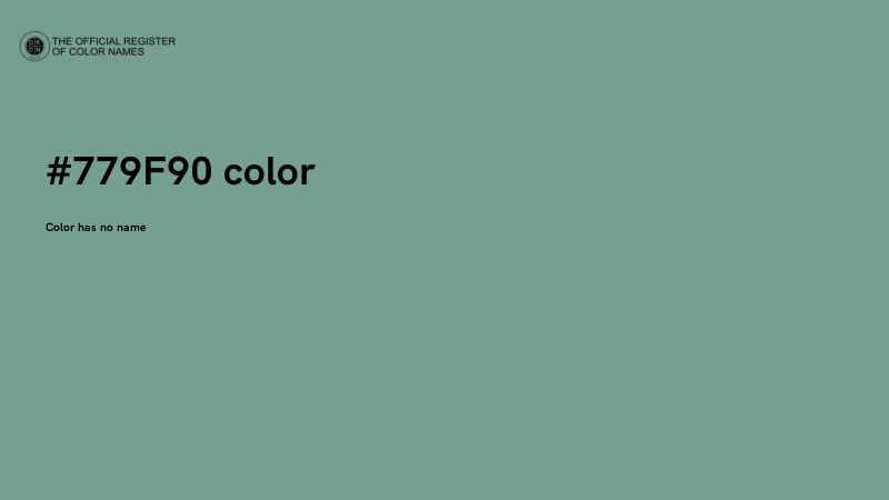 #779F90 color image