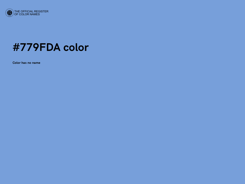 #779FDA color image