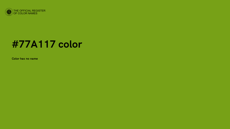 #77A117 color image