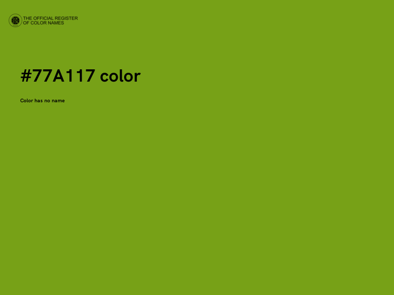 #77A117 color image