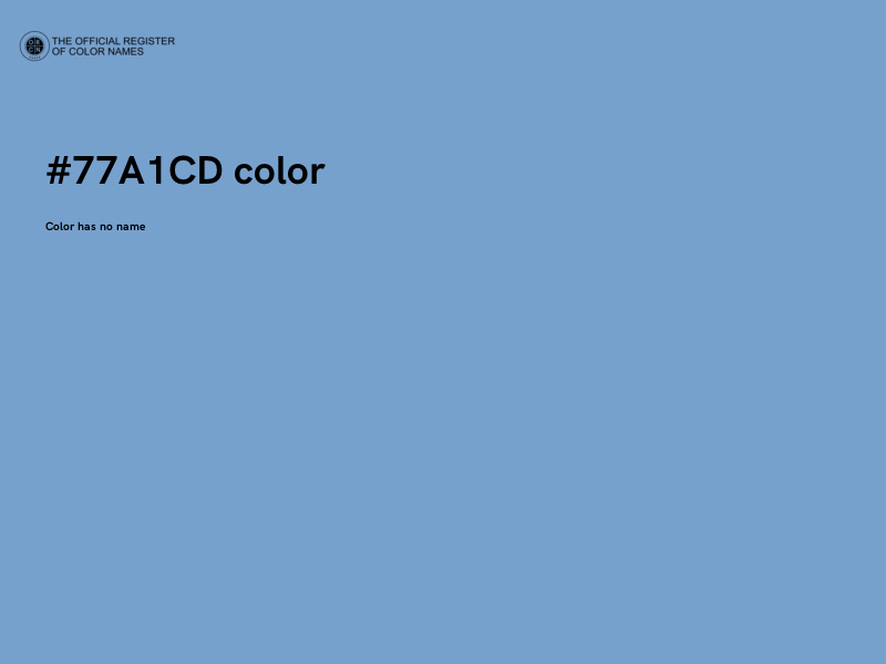 #77A1CD color image