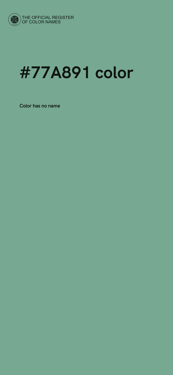 #77A891 color image