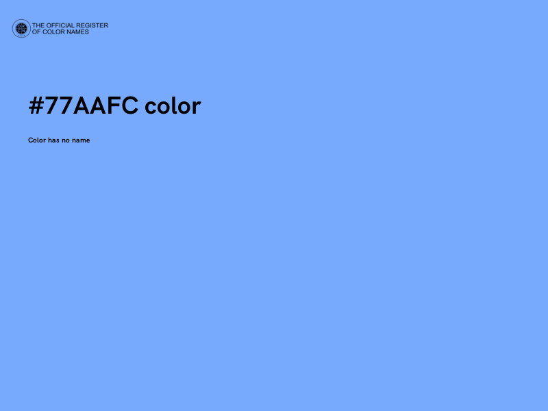 #77AAFC color image