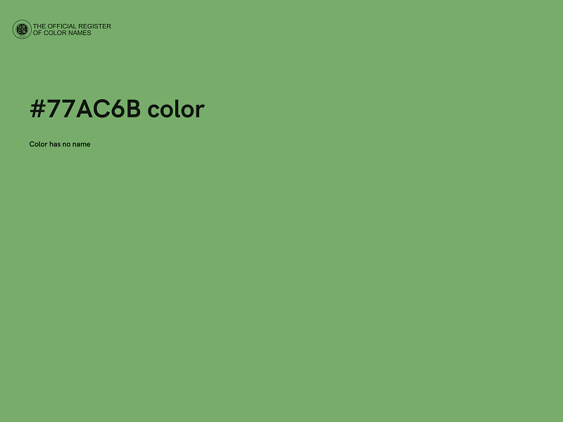 #77AC6B color image