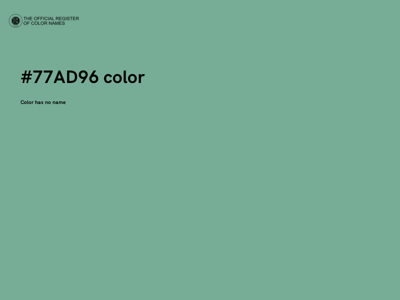 #77AD96 color image