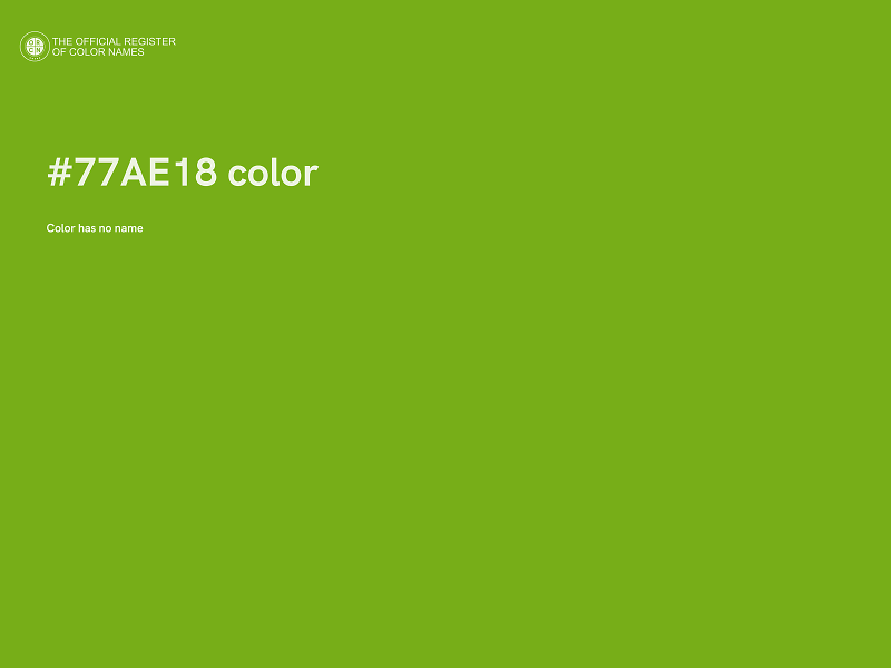 #77AE18 color image