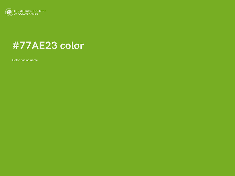 #77AE23 color image