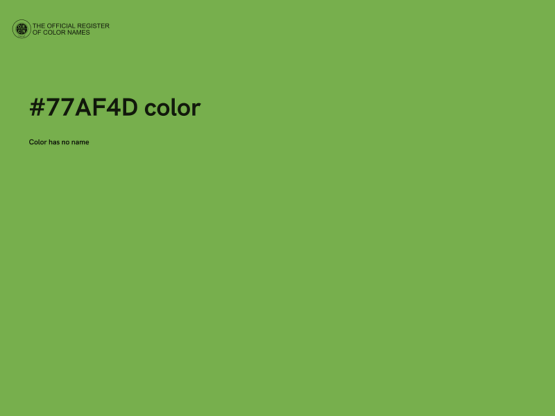 #77AF4D color image