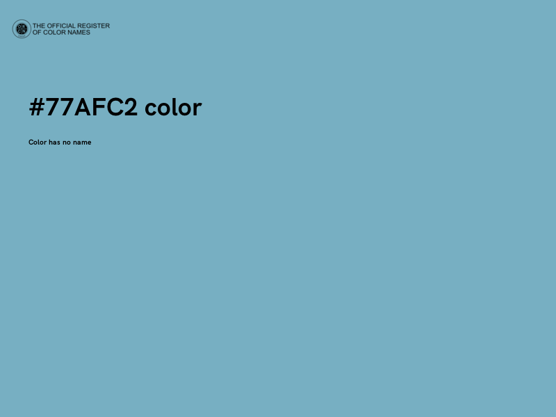 #77AFC2 color image