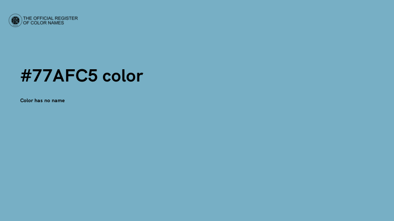 #77AFC5 color image