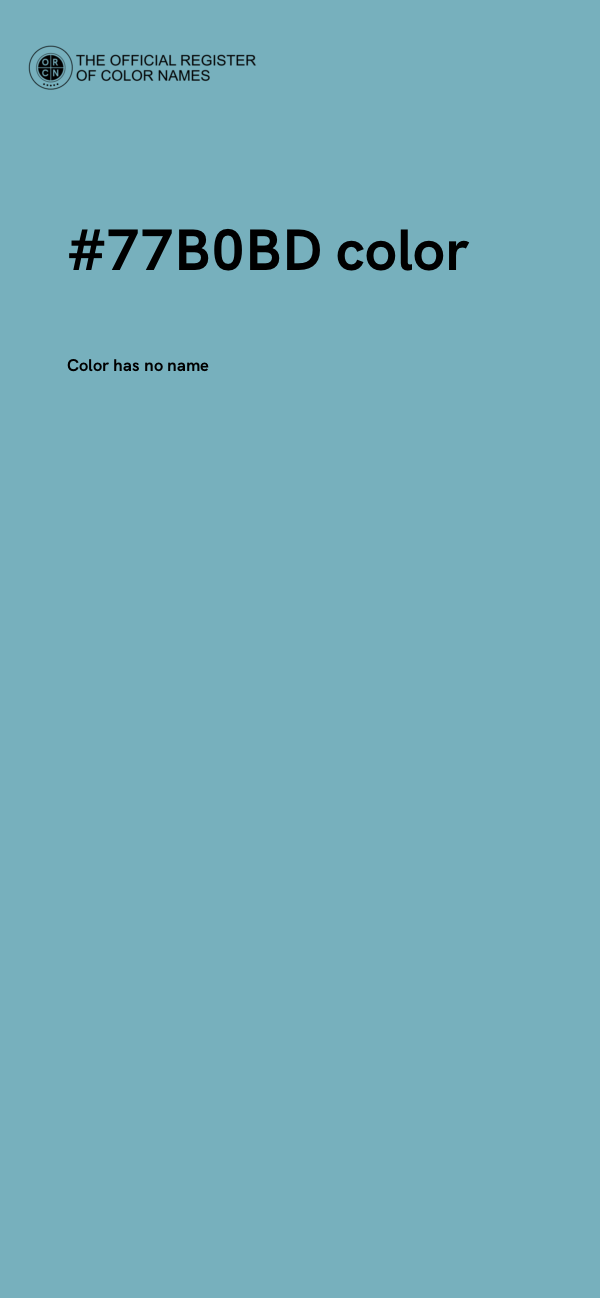 #77B0BD color image