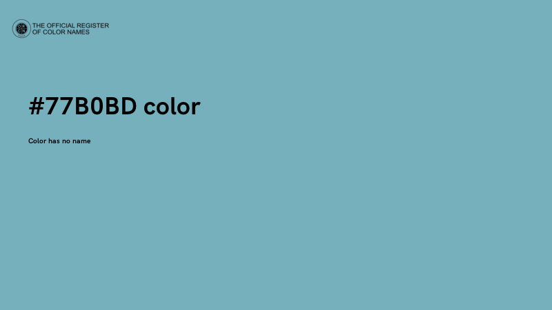 #77B0BD color image