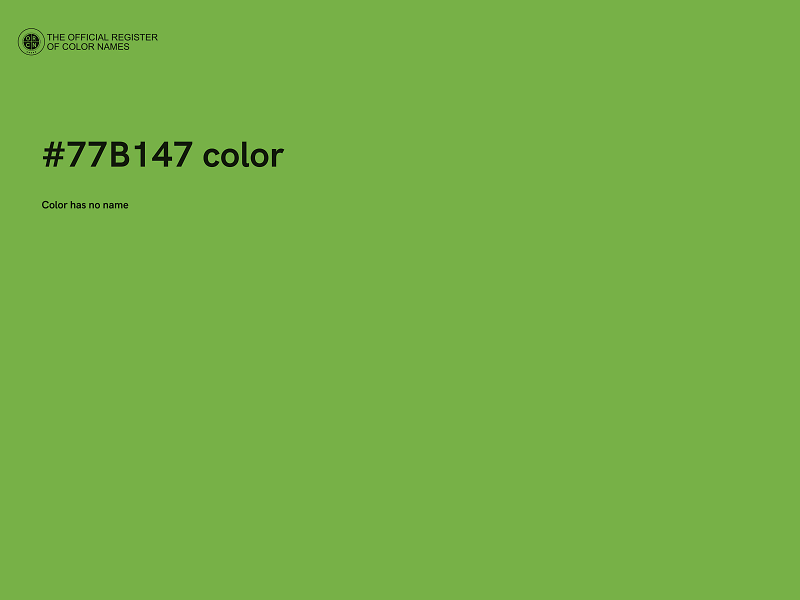 #77B147 color image