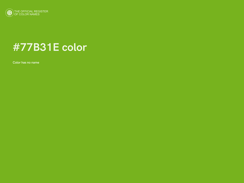 #77B31E color image