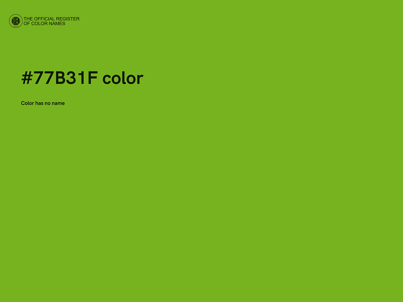 #77B31F color image