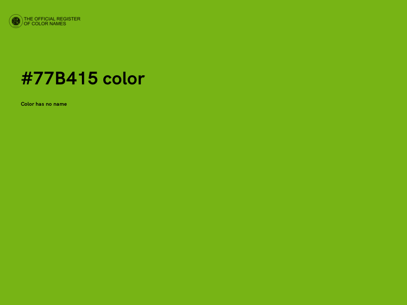 #77B415 color image