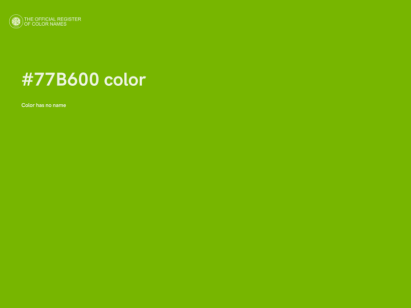 #77B600 color image