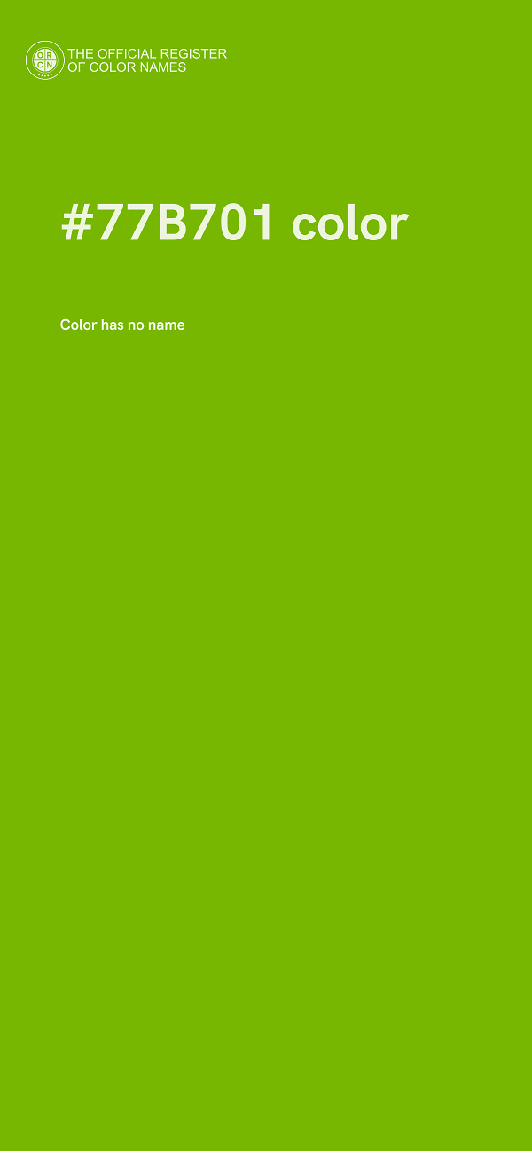 #77B701 color image