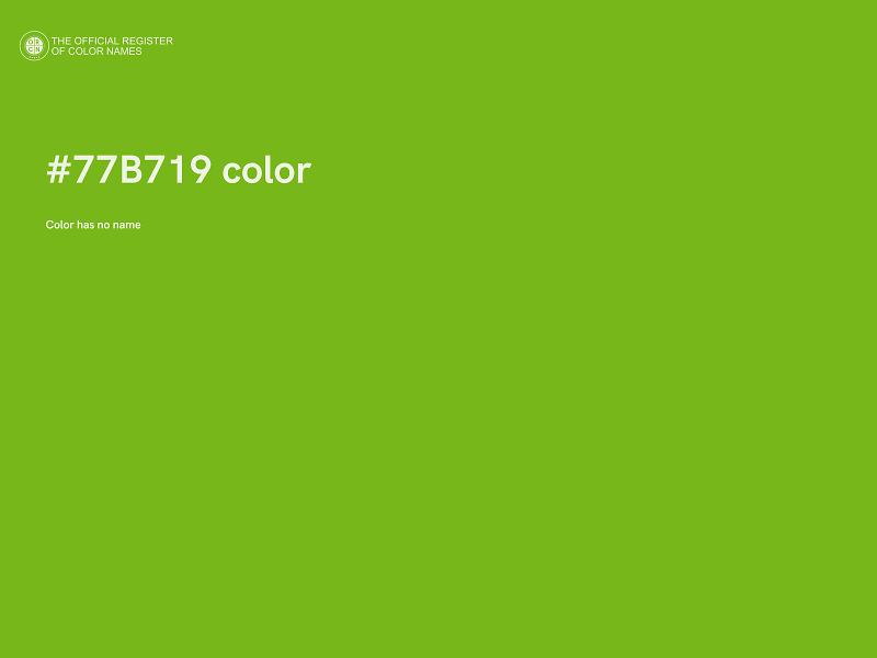 #77B719 color image