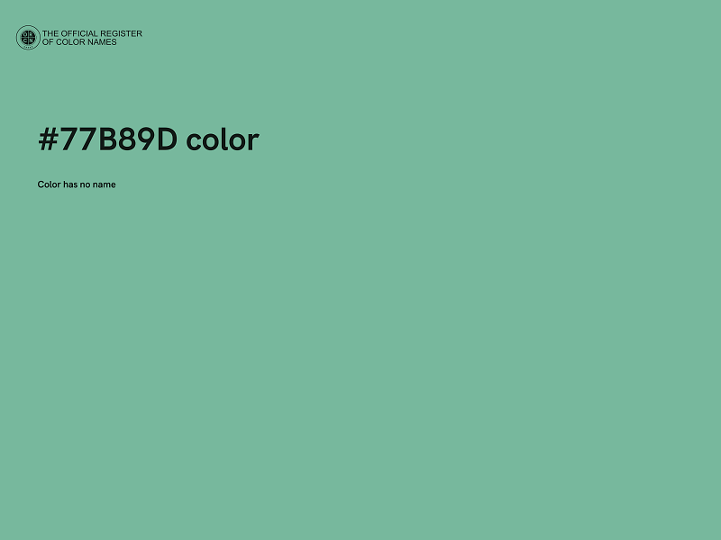 #77B89D color image