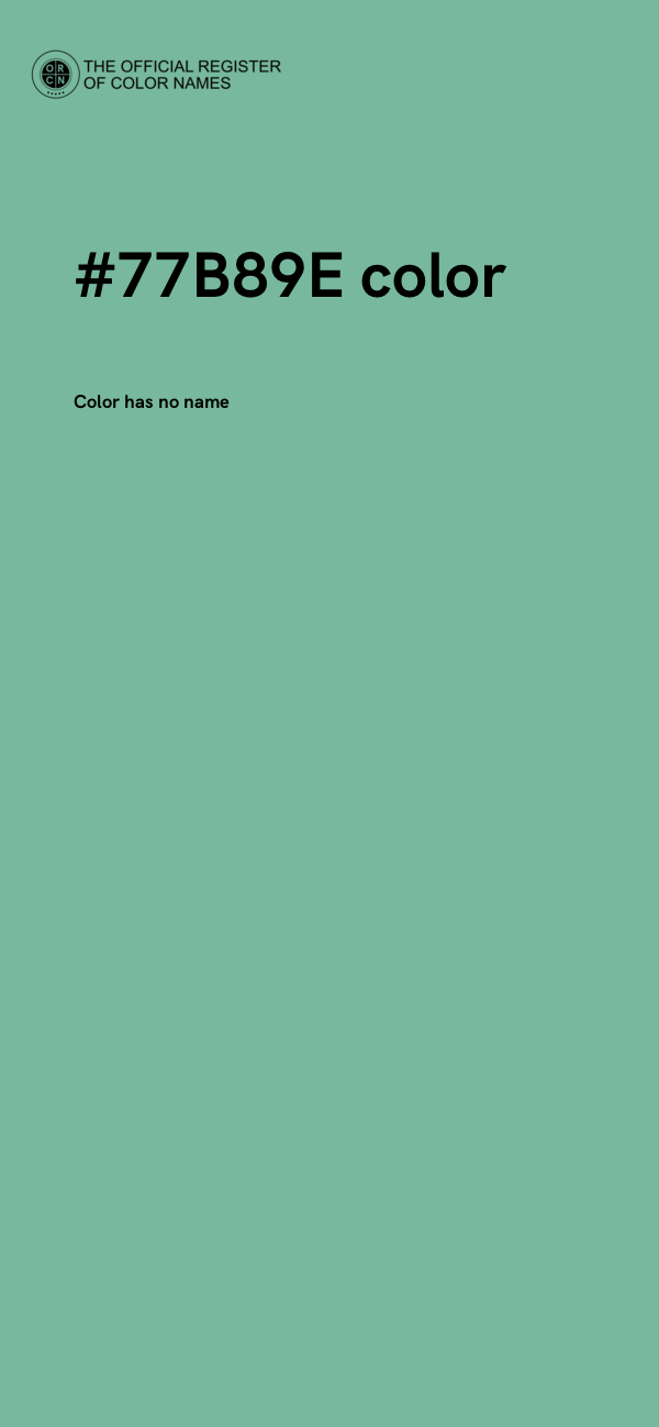 #77B89E color image
