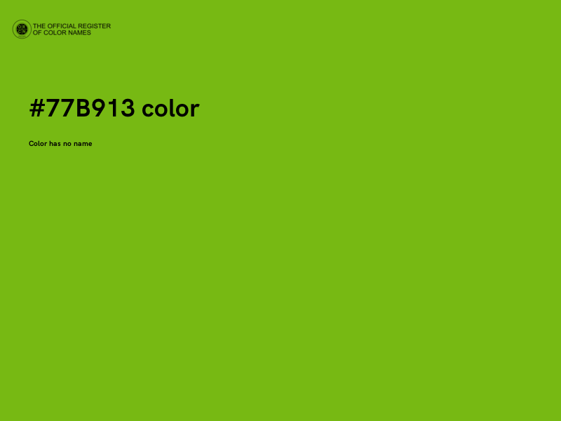 #77B913 color image