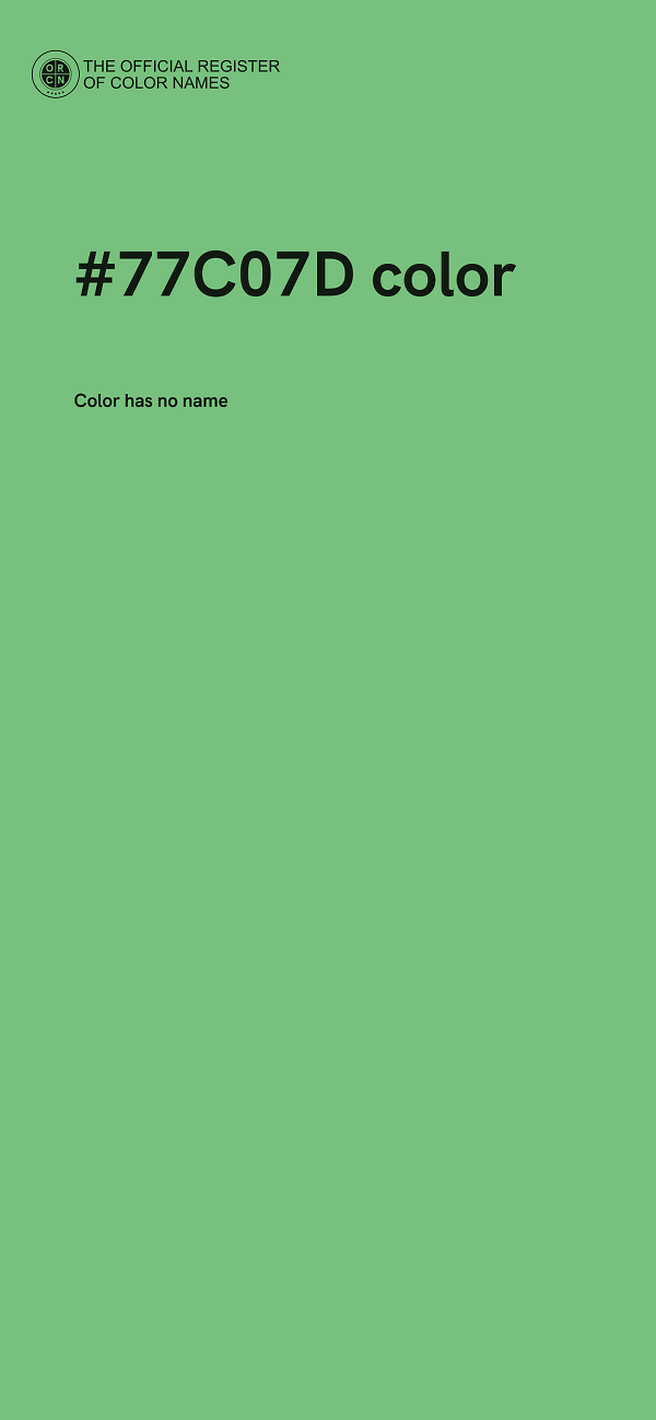 #77C07D color image