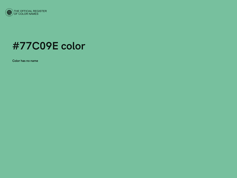 #77C09E color image