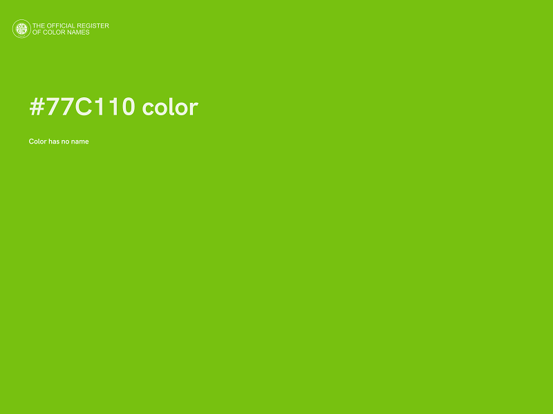 #77C110 color image